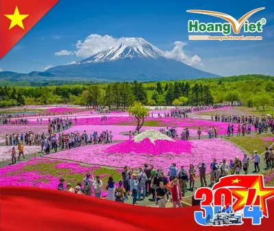 KHÁM PHÁ NHẬT BẢN DỊP LỄ 30/04/2026 HÀ NỘI- OSAKA –KOBE–NAGOYA- KYOTO – NÚI PHÚ SĨ – LỄ HỘI HOA CHI ANH- TOKYO BAY VIETJET AIR