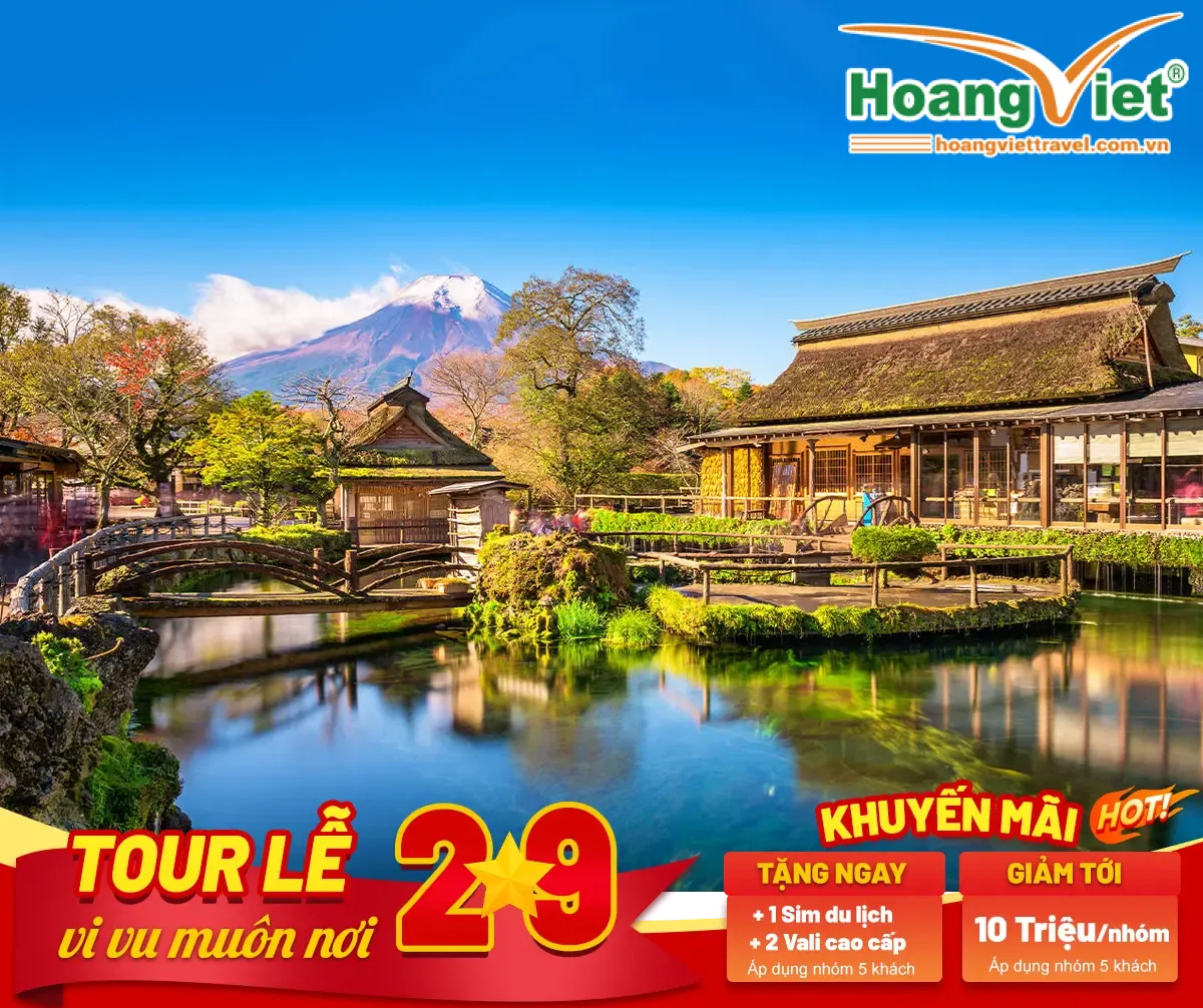 CUNG ĐƯỜNG VÀNG NHẬT BẢN 2025 MÙA HÈ NGẬP TRÀN TRẢI NGHIỆM BAY VIETNAM AIRLINES BAY VIETNAM AIRLINES du-lich-nhat-ban-hoangviettravel