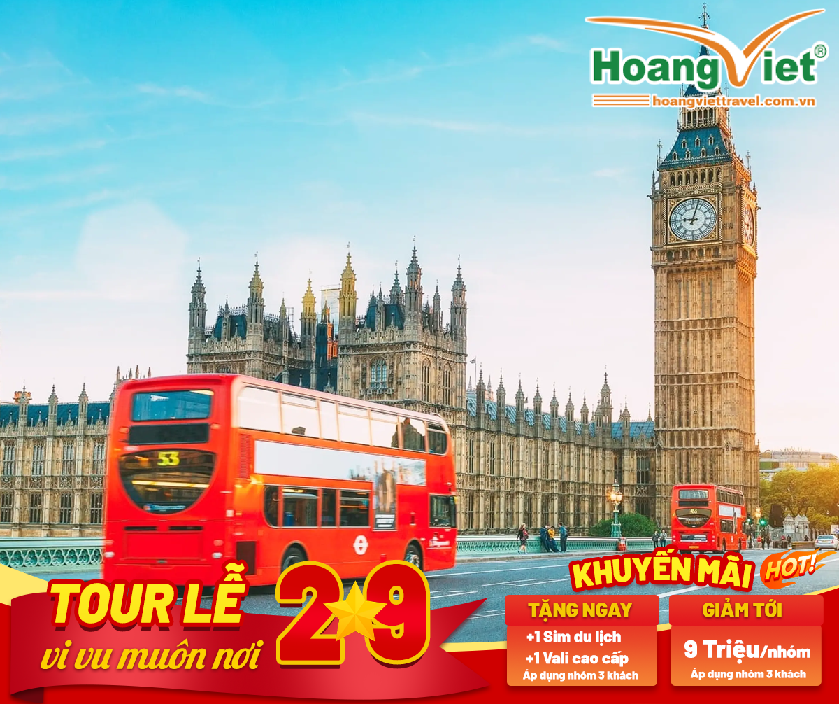 Du lịch Anh Quốc lễ 2/9 - hoangviettravel
