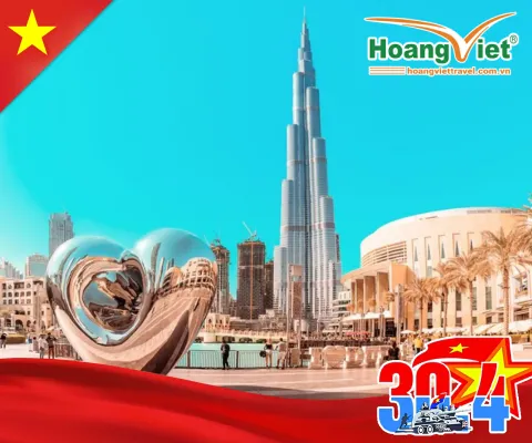 CHƯƠNG TRÌNH ĐẶC BIỆT DỊP LỄ 30/04/2026 KHÁM PHÁ CÁC TIỂU VƯƠNG QUỐC Ả RẬP HUYỀN BÍ DUBAI – MIRACLE GARDEN- ABU DHABI BAY EMIRATES 5 SAO