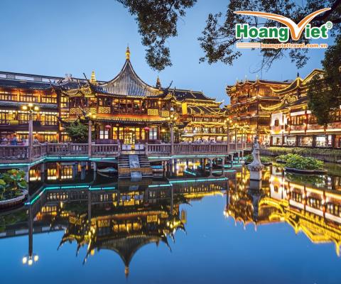 CHƯƠNG TRÌNH THAM QUAN: THƯỢNG HẢI – FREEDAY – TÂY Ô TRẤN – HÀNG CHÂU BAY AIR CHINA