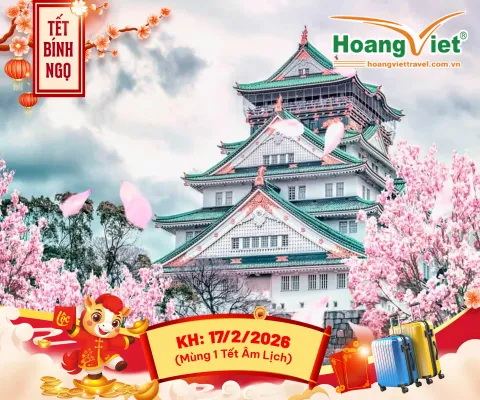 ĐÓN TẾT NGUYÊN ĐÁN GIỮA SẮC HỒNG ANH ĐÀO SỚM TOKYO – PHÚ SĨ – KYOTO – OSAKA NO SHOPPING BAY VIETNAM AIRLINES