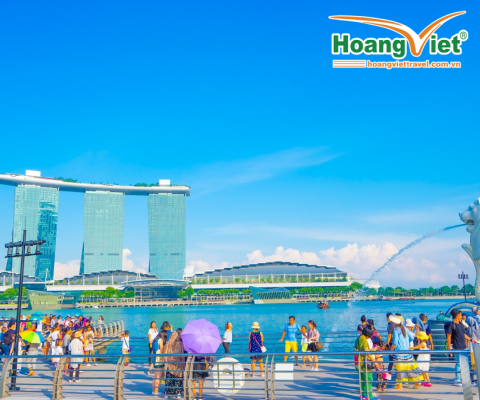 DU LỊCH SINGAPORE – GARDEN BY THE BAY – FLORAL FANTASY – TẮM BIỂN TRÊN ĐẢO SENTOSA - JEWEL – HÀ NỘI