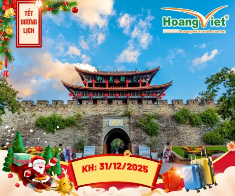 HÀNH TRÌNH KHÁM PHÁ VÂN NAM HÀ KHẨU - CÔN MINH – ĐẠI LÝ “ĐI VỀ NƠI CÓ GIÓ” KHỞI HÀNH THỨ 4 HÀNG TUẦN 