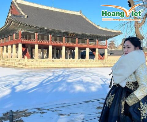 KHÁM PHÁ MÙA ĐÔNG HÀN QUỐC HÀ NỘI – BUSAN – GYEONGJU – SEOUL – TÀU ĐIỆN – TRƯỢT TUYẾT ELYSIAN- LÀNG CỔ EUNPYEONG  BAY VIETNAM AIRLINES 