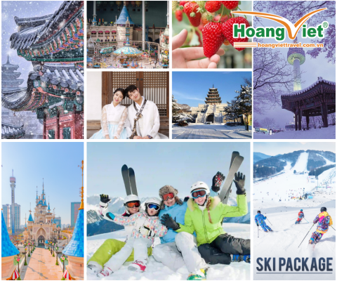 KHÁM PHÁ MÙA ĐÔNG HÀN QUỐC HÀ NỘI – BUSAN – GYEONGJU – SEOUL – TÀU ĐIỆN – TRƯỢT TUYẾT ELYSIAN - LÀNG CỔ EUNPYEONG BAY VIETNAM AIRLINES (TỐI - TỐI)