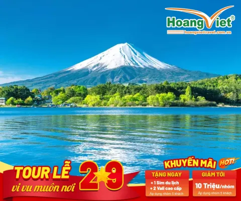 KHÁM PHÁ MÙA HÈ RỰC RỠ NHẬT BẢN  HÀ NỘI- OSAKA –KOBE–NAGOYA- KYOTO – NÚI PHÚ SĨ – TOKYO BAY VIETJET AIR 