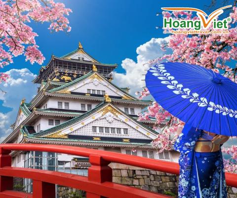 KHÁM PHÁ NHẬT BẢN MÙA HOA ANH ĐÀO 2025 TOKYO – NÚI PHÚ SĨ – NAGOYA – KYOTO – OSAKA  BAY VIETJET AIR 