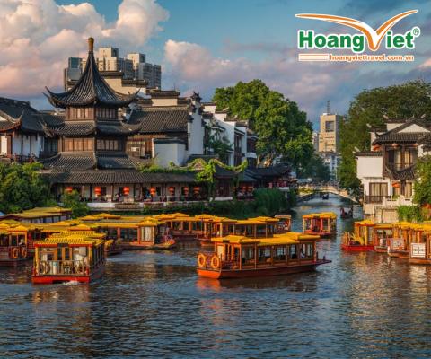 KHÁM PHÁ VÙNG ĐẤT GIANG NAM THƠ MỘNG HỢP PHÌ - NAM KINH – THƯỢNG HẢI – HÀNG CHÂU – Ô TRẤN BAY WEST AIR 