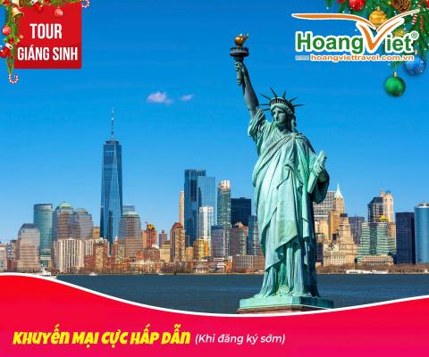 TẬN HƯỞNG KHÔNG KHÍ GIÁNG SINH TẠI NEW YORK   ĐÓN NĂM MỚI 2025 TẠI LOS ANGELES KHÁM PHÁ THIÊN NHIÊN HÙNG VĨ CỦA HOA KỲ  BAY EVA AIRLINES 5* 