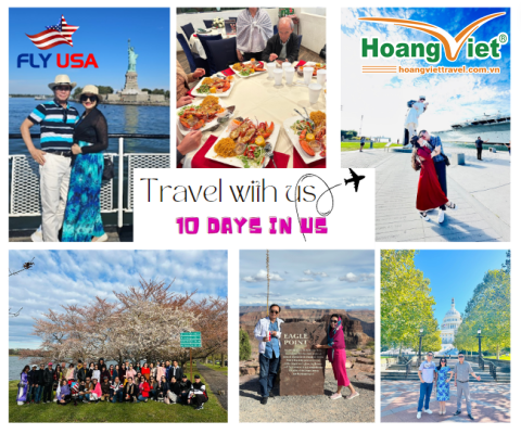 Tour Du Lịch Mỹ 10 Ngày 9 Đêm: Hành Trình Liên Tuyến Đông Tây Hoa Kỳ 2026