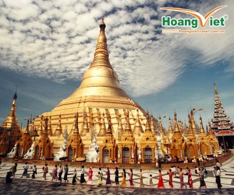 TOUR DU LỊCH MYANMAR:  HÀ NỘI – YANGON – BAGO – CHÙA HÒN ĐÁ VÀNG 4 NGÀY 3 ĐÊM BAY VIETNAM AIRLINES