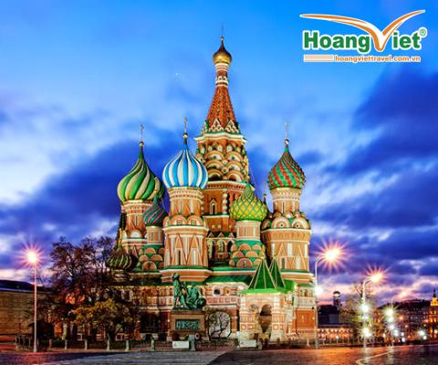 TOUR DU LỊCH NGA TẾT ÂM LỊCH: HN/TP HCM - MATXCOVA - ST. PETERSBURG - MATXCOVA 2018