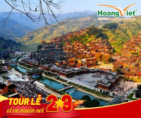 TRƯƠNG GIA GIỚI - PHƯỢNG HOÀNG CỔ TRẤN – THIÊN TỬ SƠN – HỒ BẢO PHONG  BAY CHARTER VIETJET AIR 