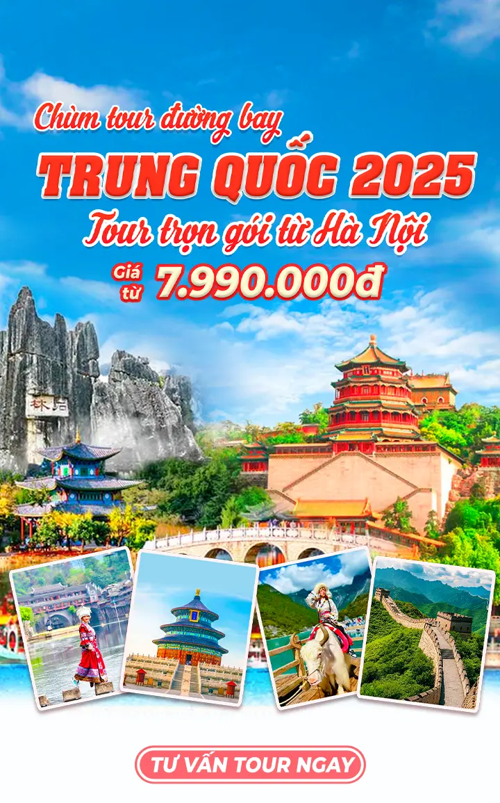 Tour Trung Quốc 2025