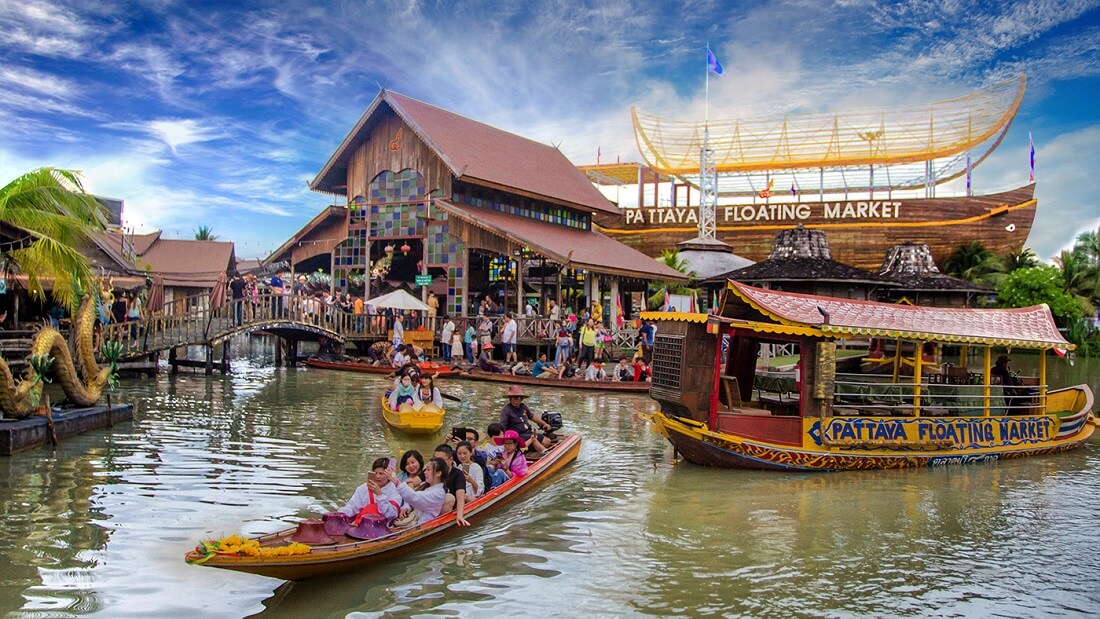 Kinh nghiệm du lịch chợ nổi bốn miền Pattaya, Thái Lan - BestPrice