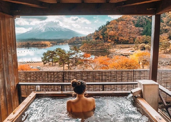 Trải nghiệm tắm khoáng nóng Onsen - Hoàng Việt Travel