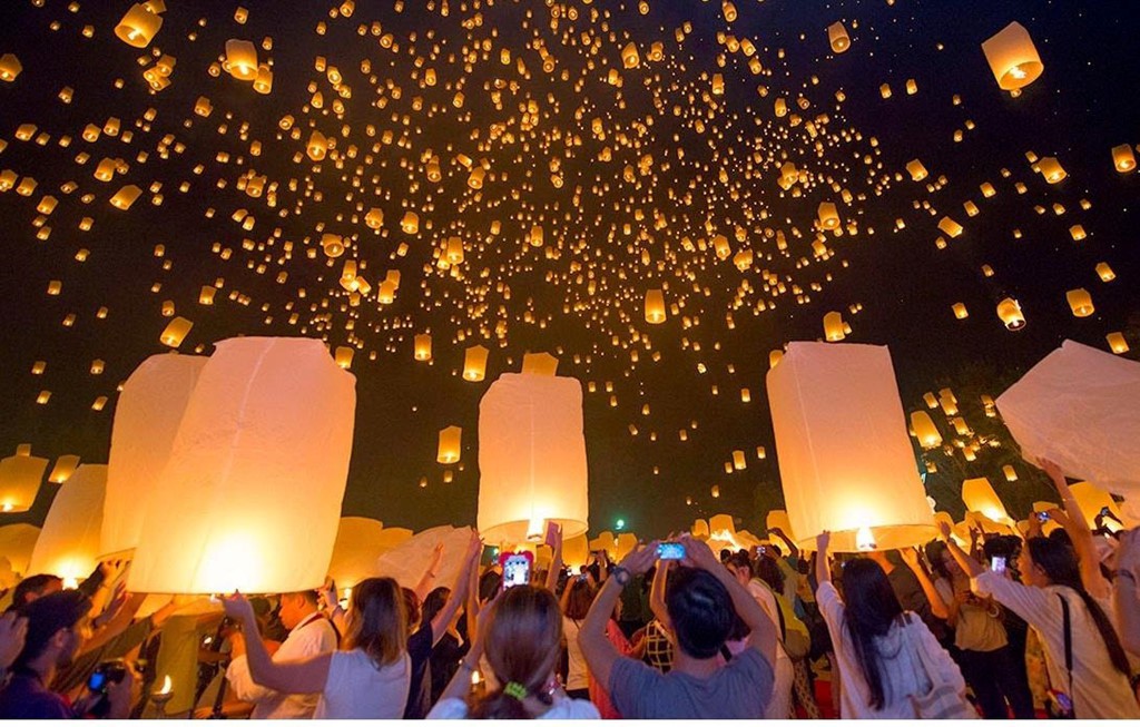 Thông tin về lễ hội thả đèn trời tại Chiang Mai, Thái Lan năm 2019