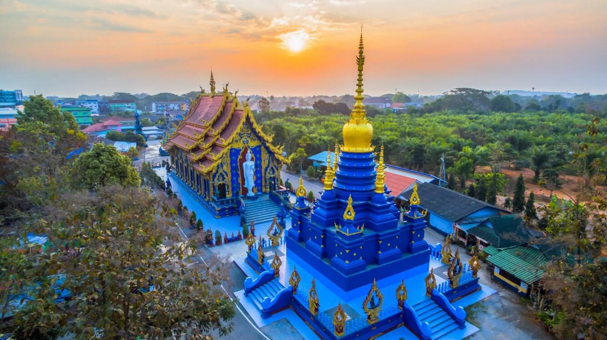 Chùa Xanh - Wat Rong Seur Ten (Blue Temple)