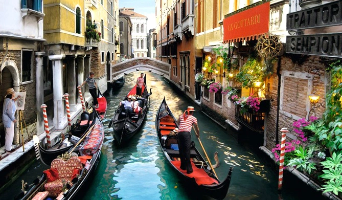 Kinh nghiệm đi thuyền Gondola tiết kiệm ở Venice