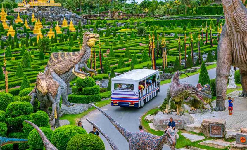 Du lịch xanh ở thiên đường Nong Nooch thu hút du khách Việt