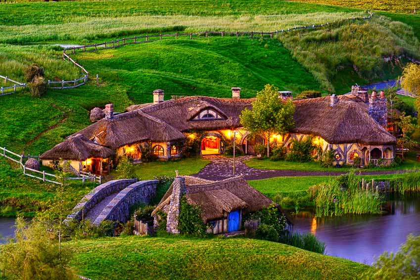 Thị trấn Matamata ở New Zealand