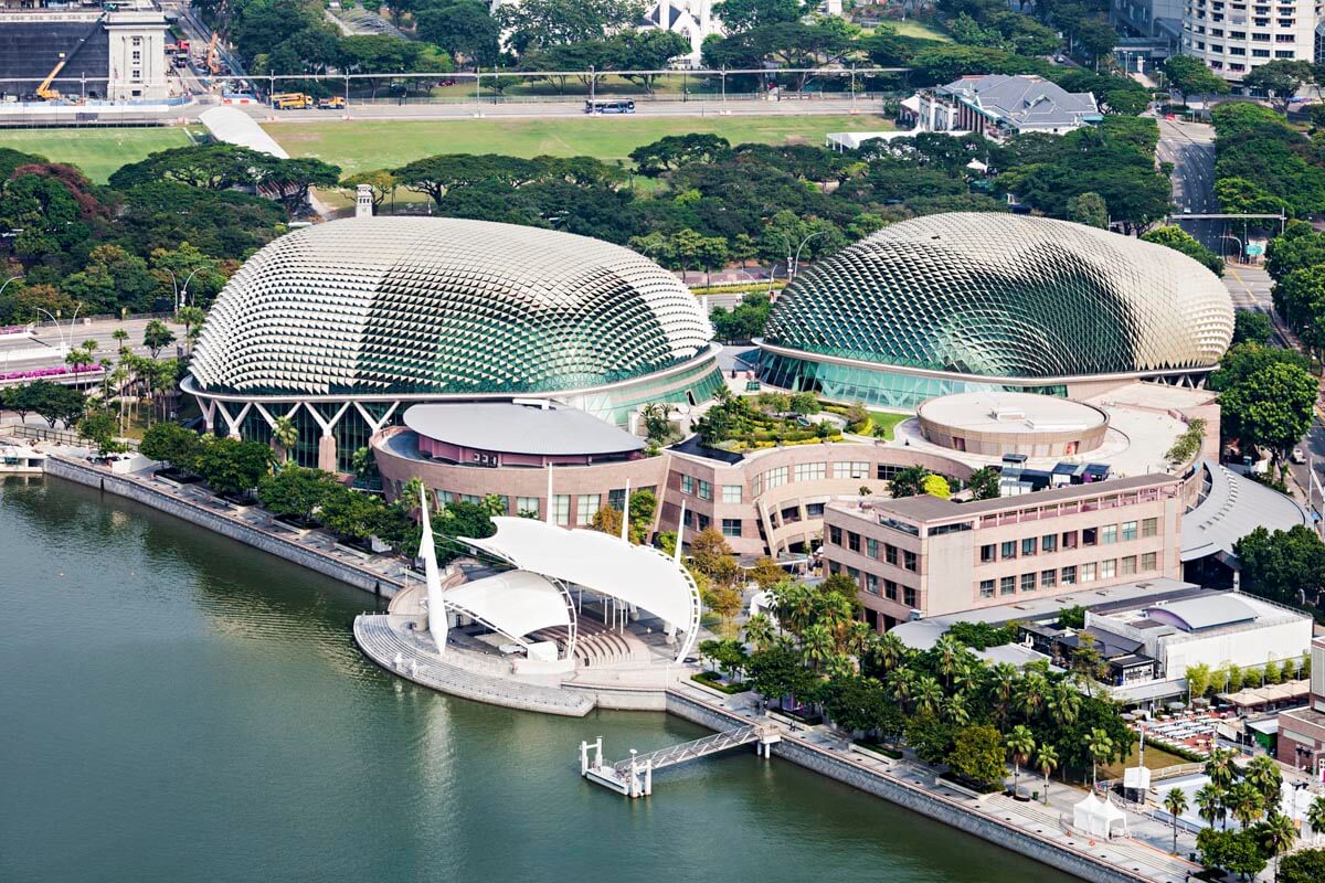 Kinh nghiệm du lịch Esplanade - Nhà hát hình quả Sầu riêng