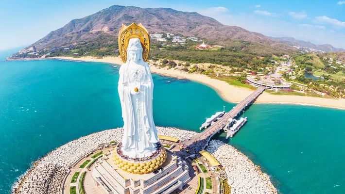 Du lịch Tam Á ngắm tượng Phật Quan Âm cao bậc nhất thế giới