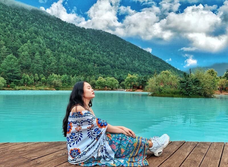 Lam Nguyệt Đàm mùa thu - hoangviettravel